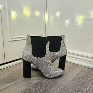 Silver Sparkly Boots